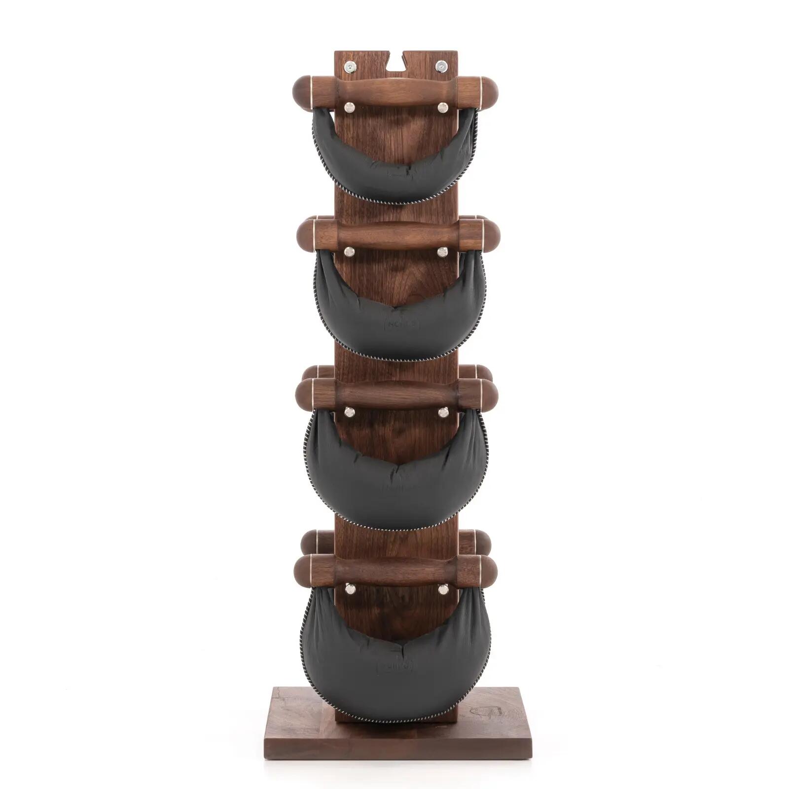 Swing Bell Toren Set - Walnoot 4/4