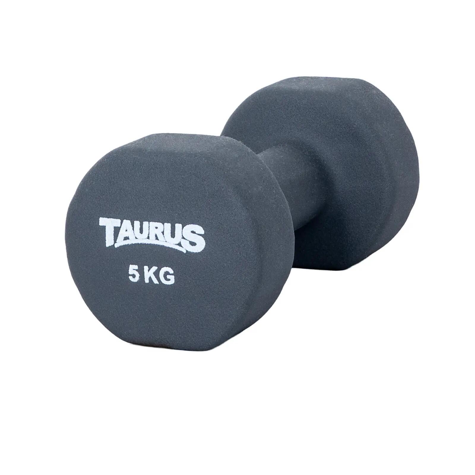 Dumbbell - Fitness - Unisex - Neopreen Studio - 0,5 kg - Zwart 3/4