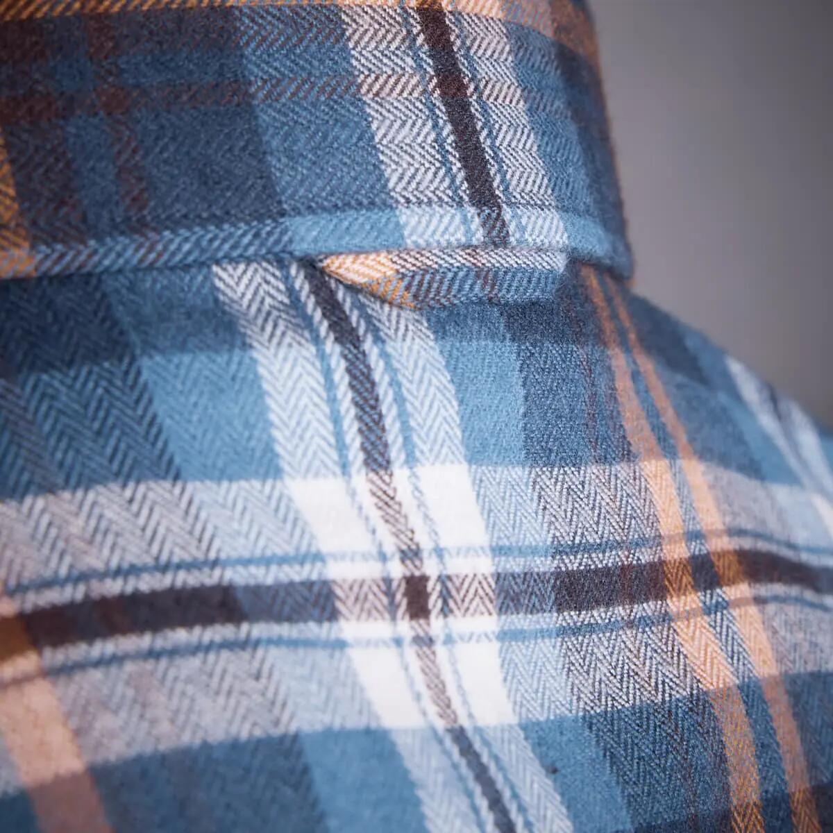 Lässiges Herren Flannelhemd kariert P - R.O.D Checker blau 9/15