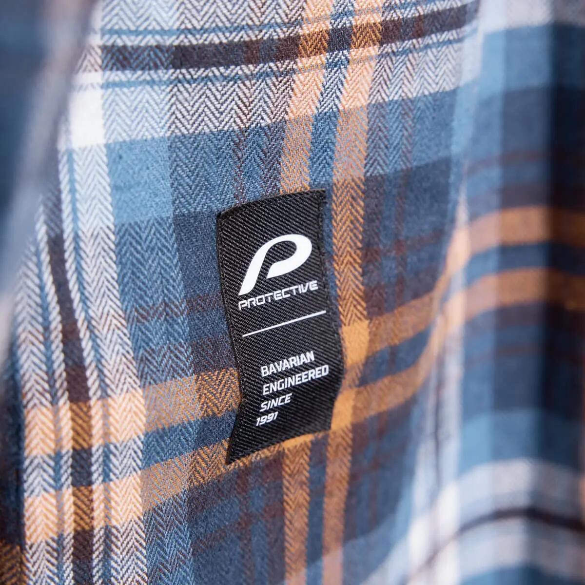 Lässiges Herren Flannelhemd kariert P - R.O.D Checker blau 6/15