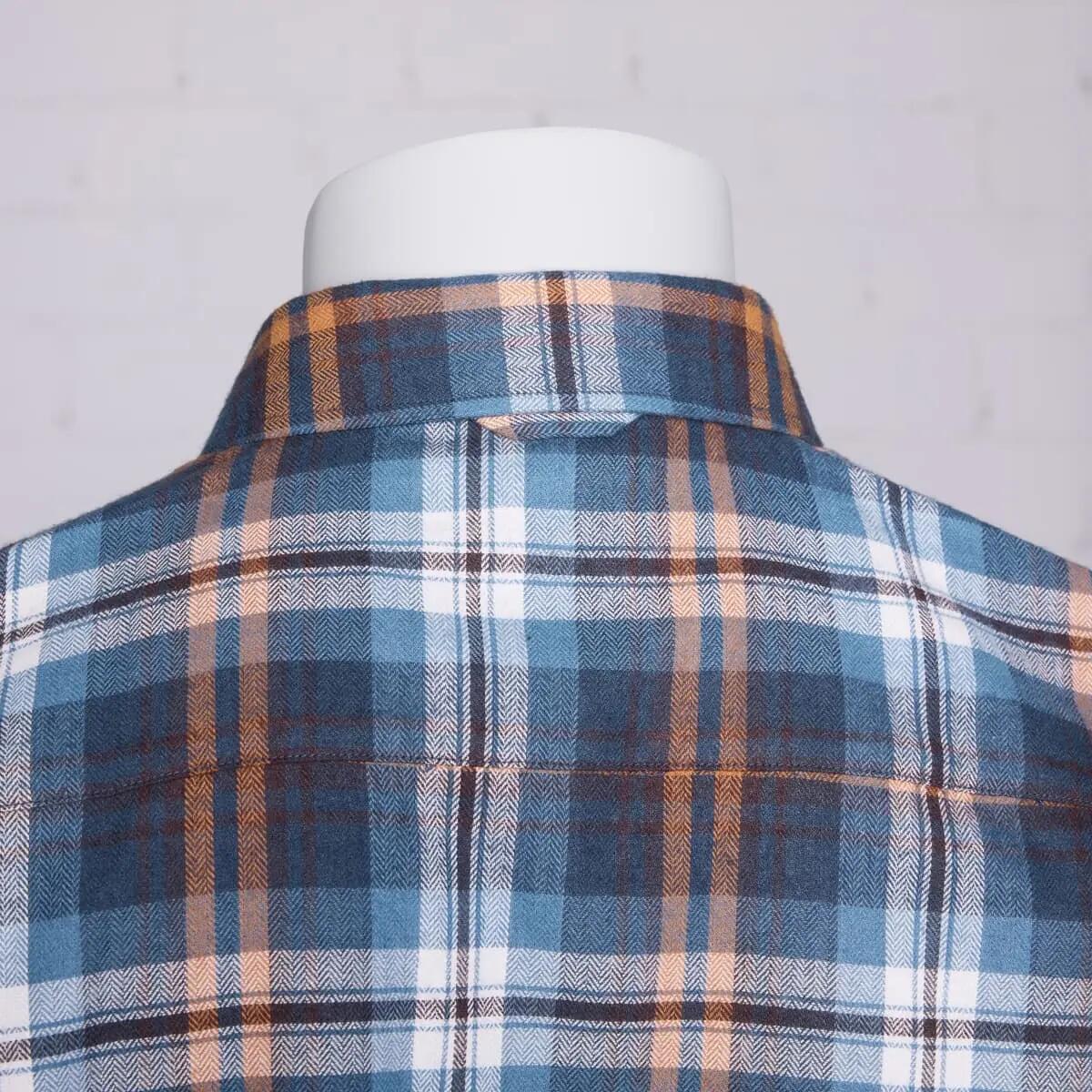 Lässiges Herren Flannelhemd kariert P - R.O.D Checker blau 5/15