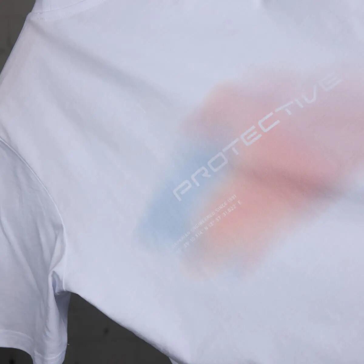 P-Lucky Heren Bike T-shirt Wit 7/15