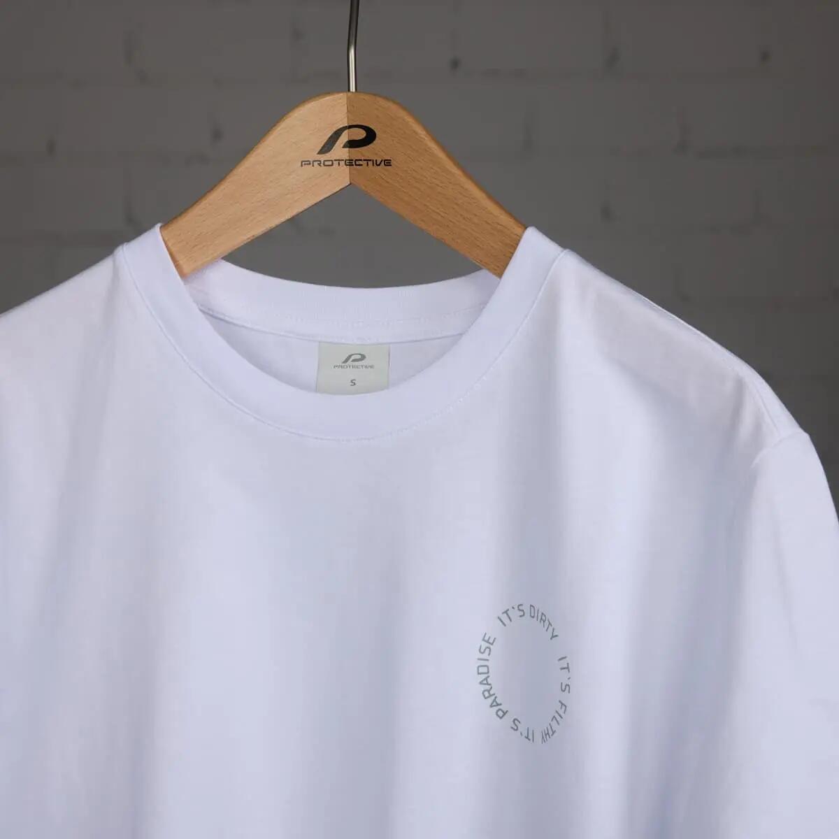 P-Lucky Heren Bike T-shirt Wit 4/15