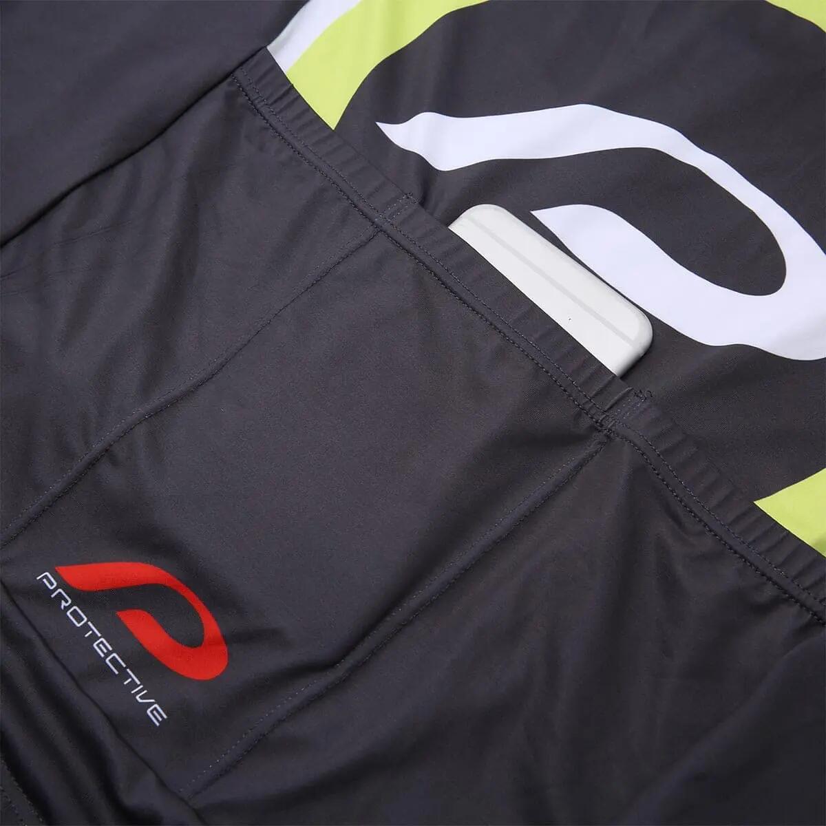 Fietsshirt korte mouw fiets P-Meteor 3/15