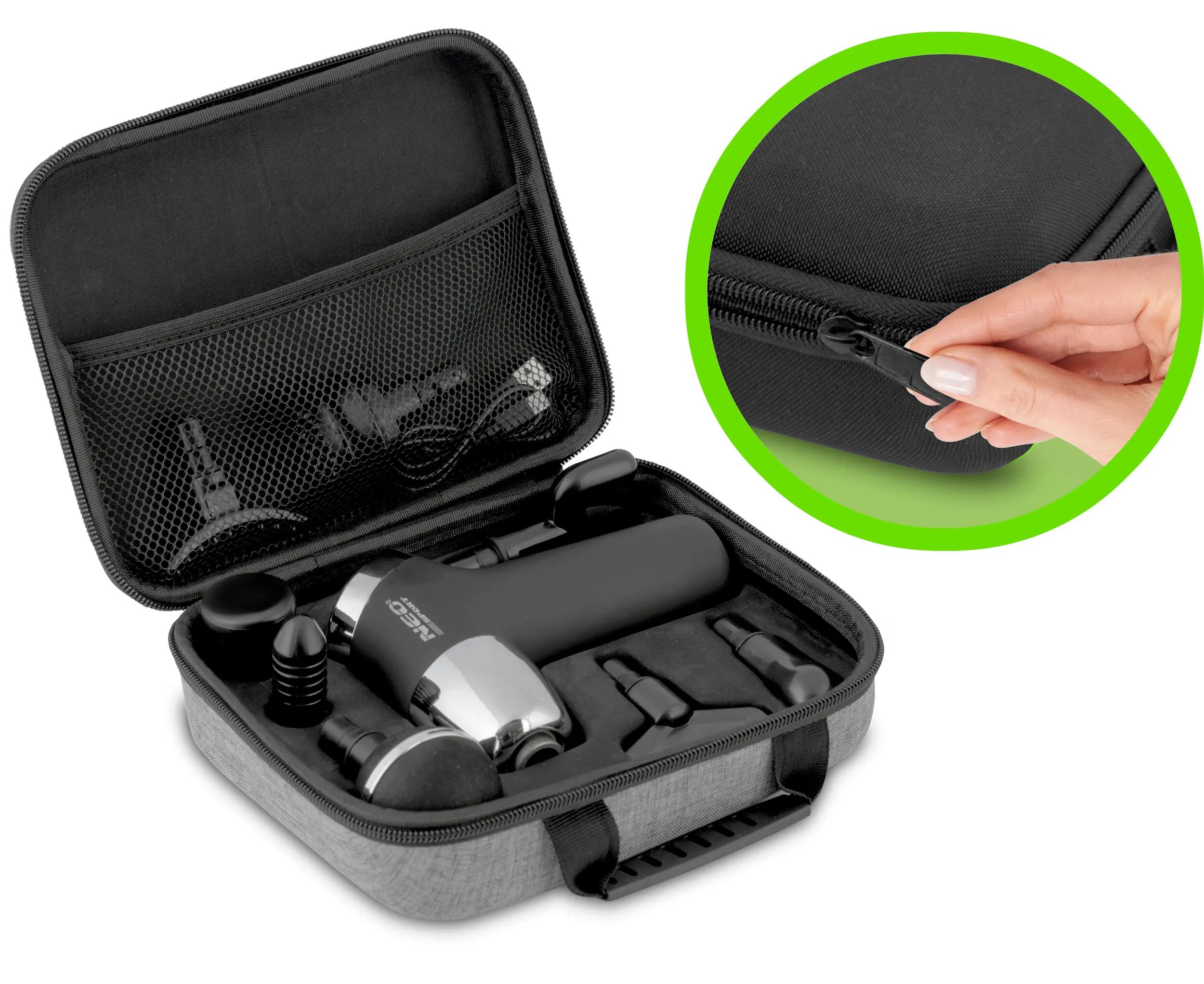 Neo-Sport Massagepistole Massagegerät 20 Geschwindigkeiten 8 Massageköpfen 9/10