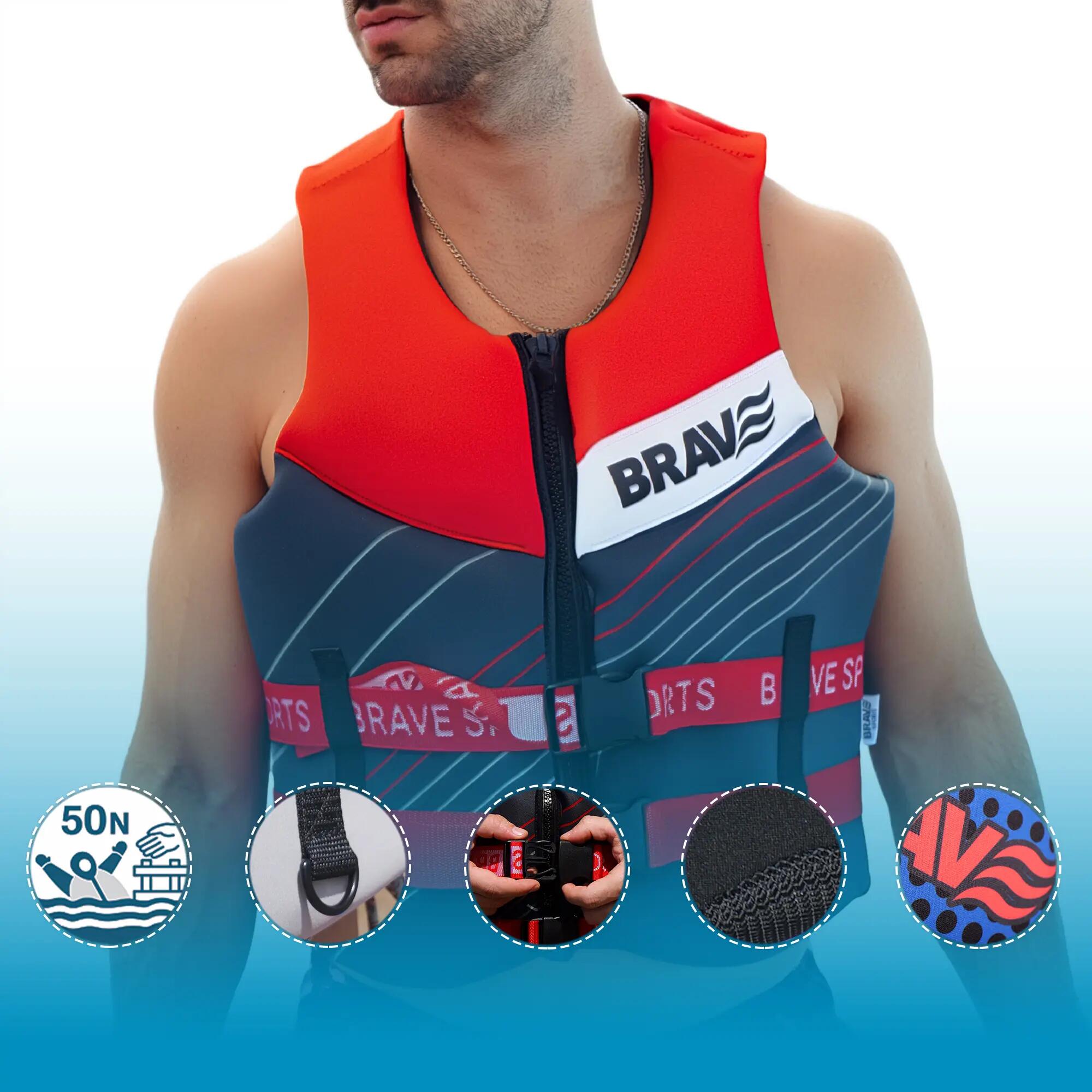 Auftriebsweste Red Horizon 50N für Wassersport Erwachsene 5/8