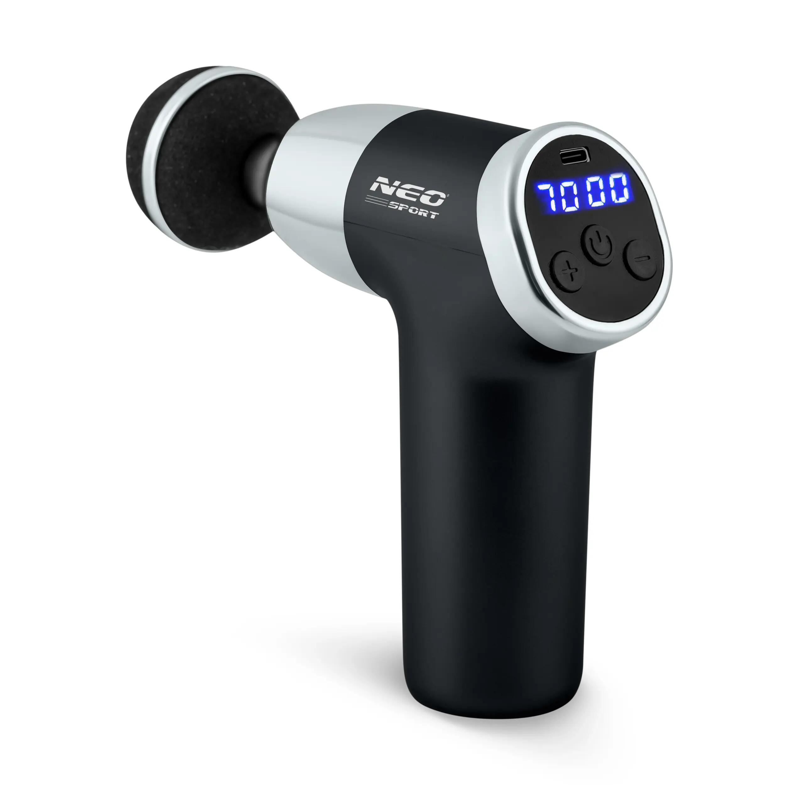 Neo-Sport Massagepistole Massagegerät 20 Geschwindigkeiten 8 Massageköpfen 2/10