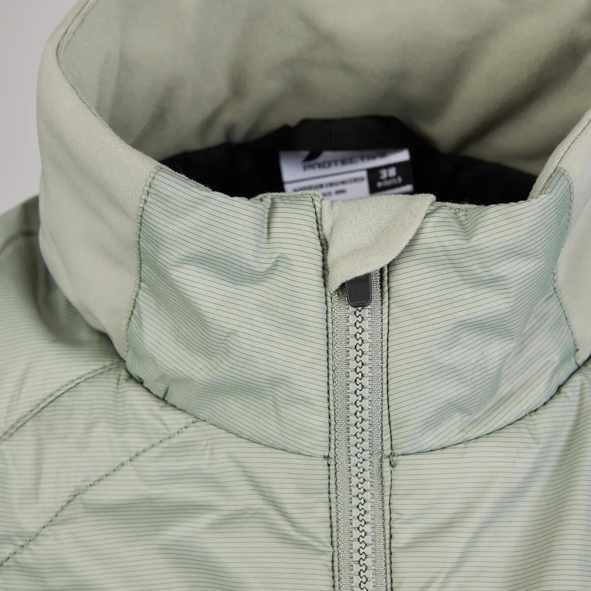 Hybride isolatievest voor dames gewatteerd - P-SCOPE W - licht olijif- Fiets 7/15