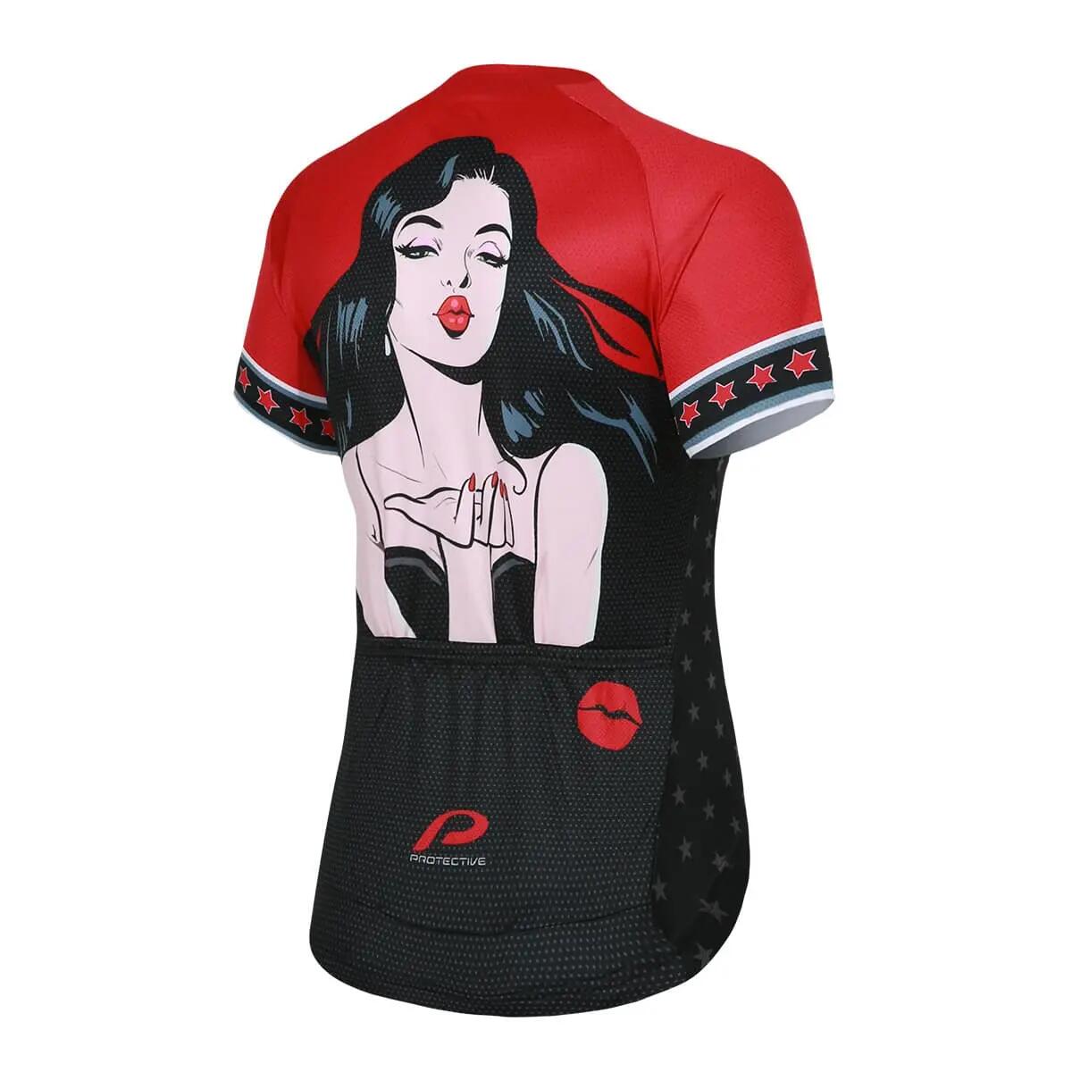 Fietsshirt korte mouw fiets P-Sweet Jane 2/15