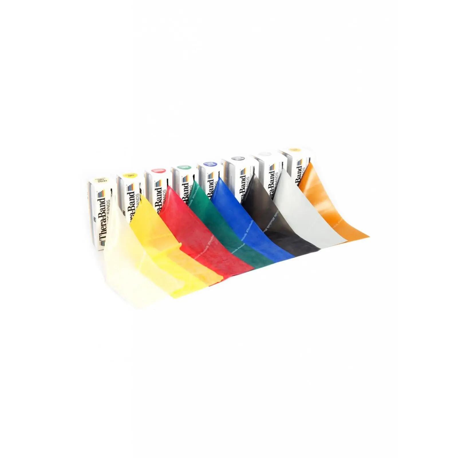 Oefenband - Fitness/Revalidatie - Thera-Band 5,5 m - Natuurlatex, Goud 2/4