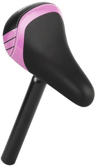 Kinderzadel 10/12/14 inch voor fiets/loopfiets alu zadelpen 25,4 mm Roze