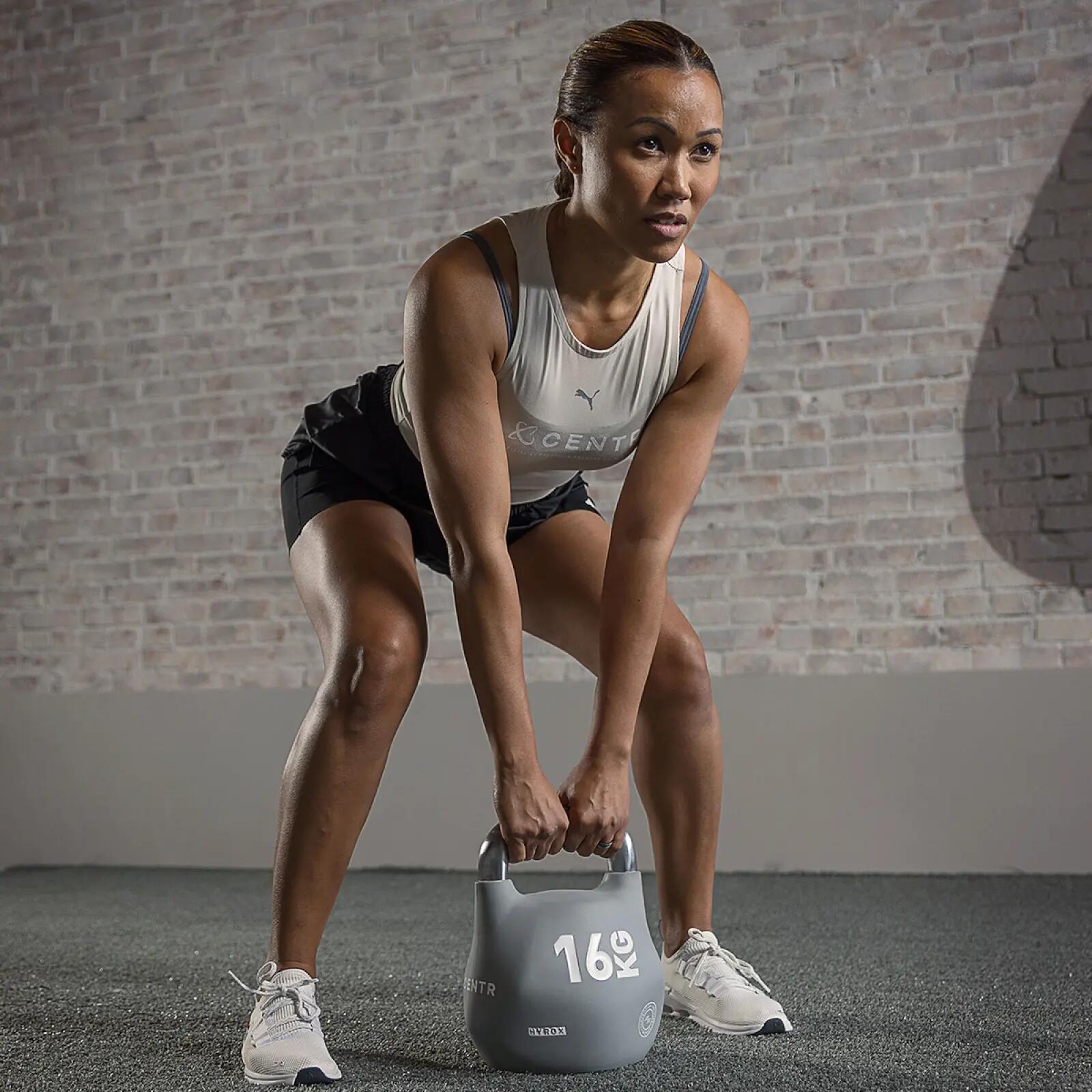 X HYROX Competition Octo Kettlebell 20KG 3/4