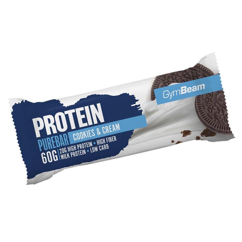 Baton białkowy PureBar 60 g GymBeam cookies & cream