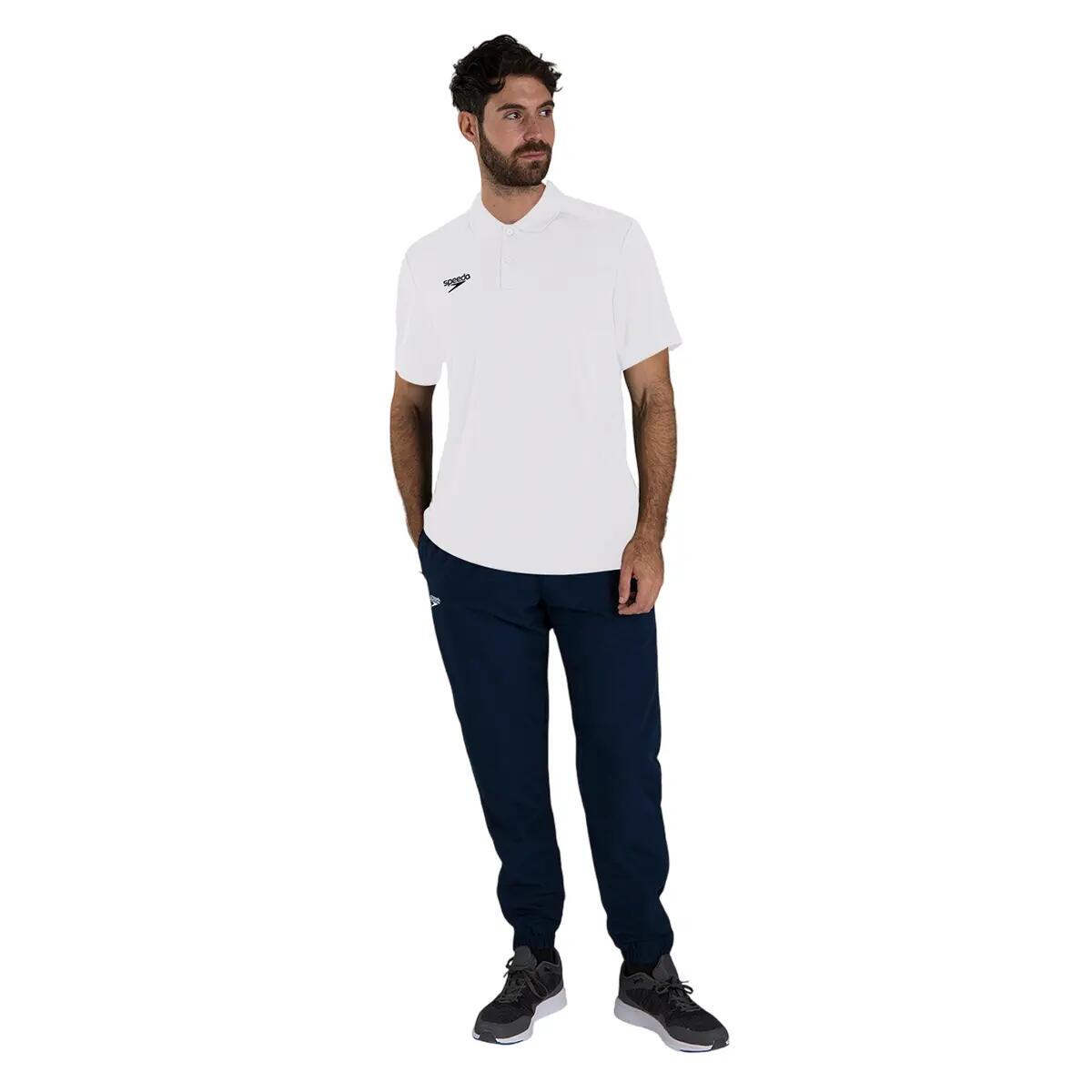 Polo Uni Manches Courtes CLUB DRY Homme (Blanc) 4/7
