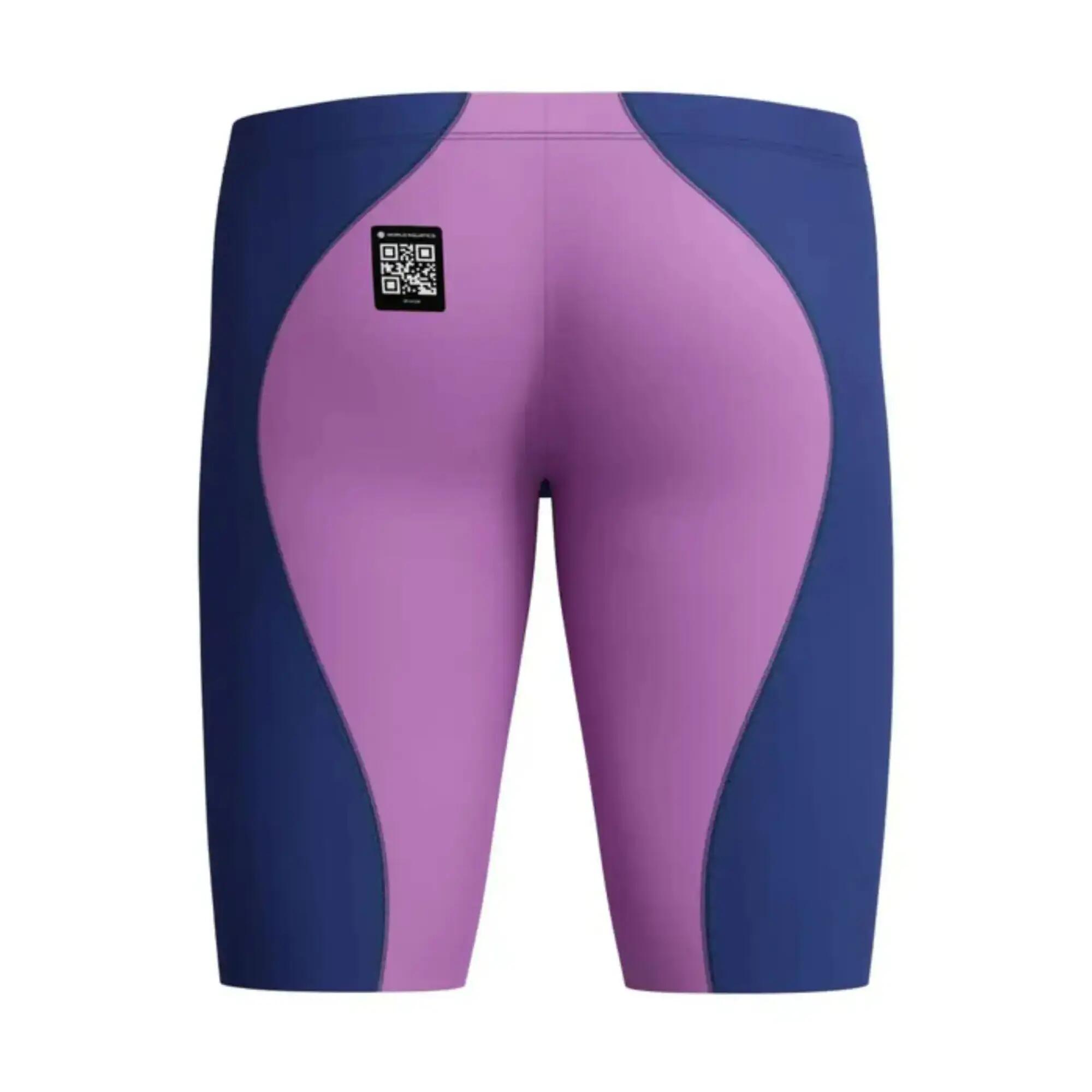 Speedo Garçons Fastskin LZR Ignite Jammers - Bleu marine / violet 2/4