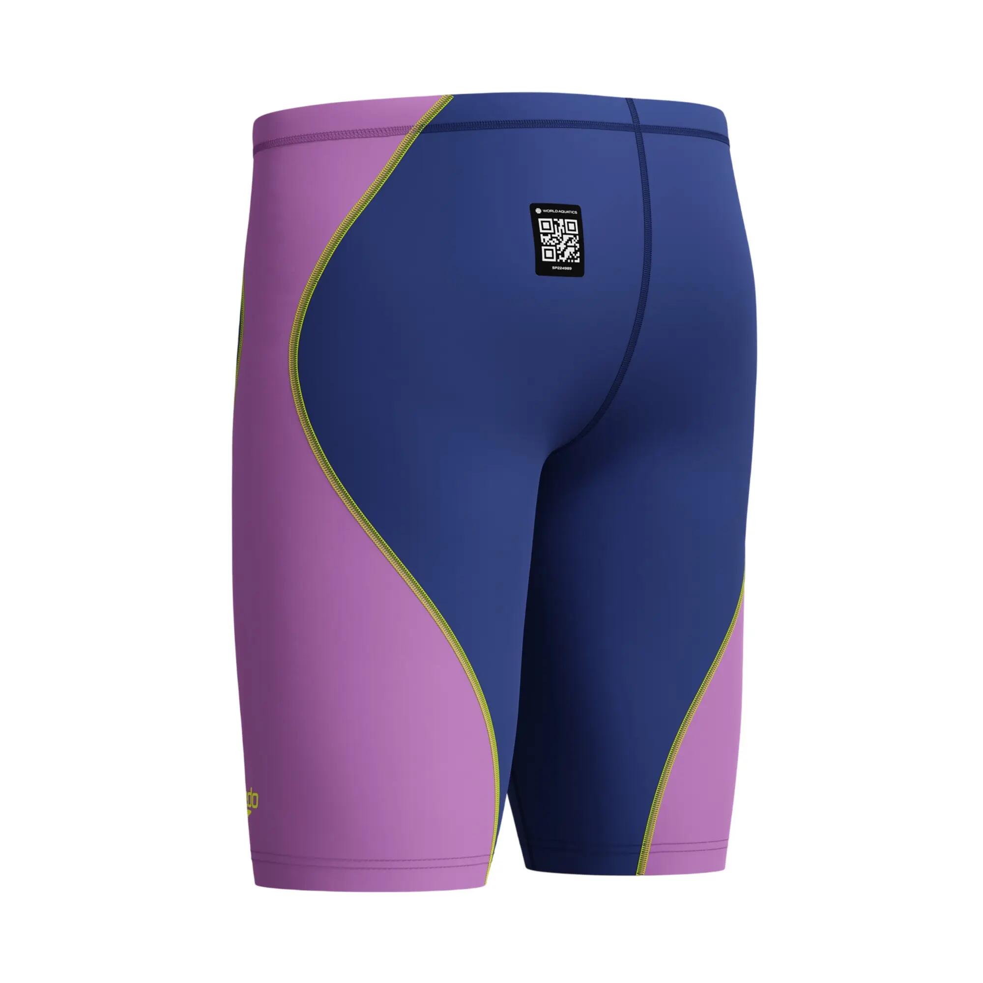 Jammer De Natation Motif/style Bicolore FASTSKIN HYPERSPARK Garçon (Violet / 3/5