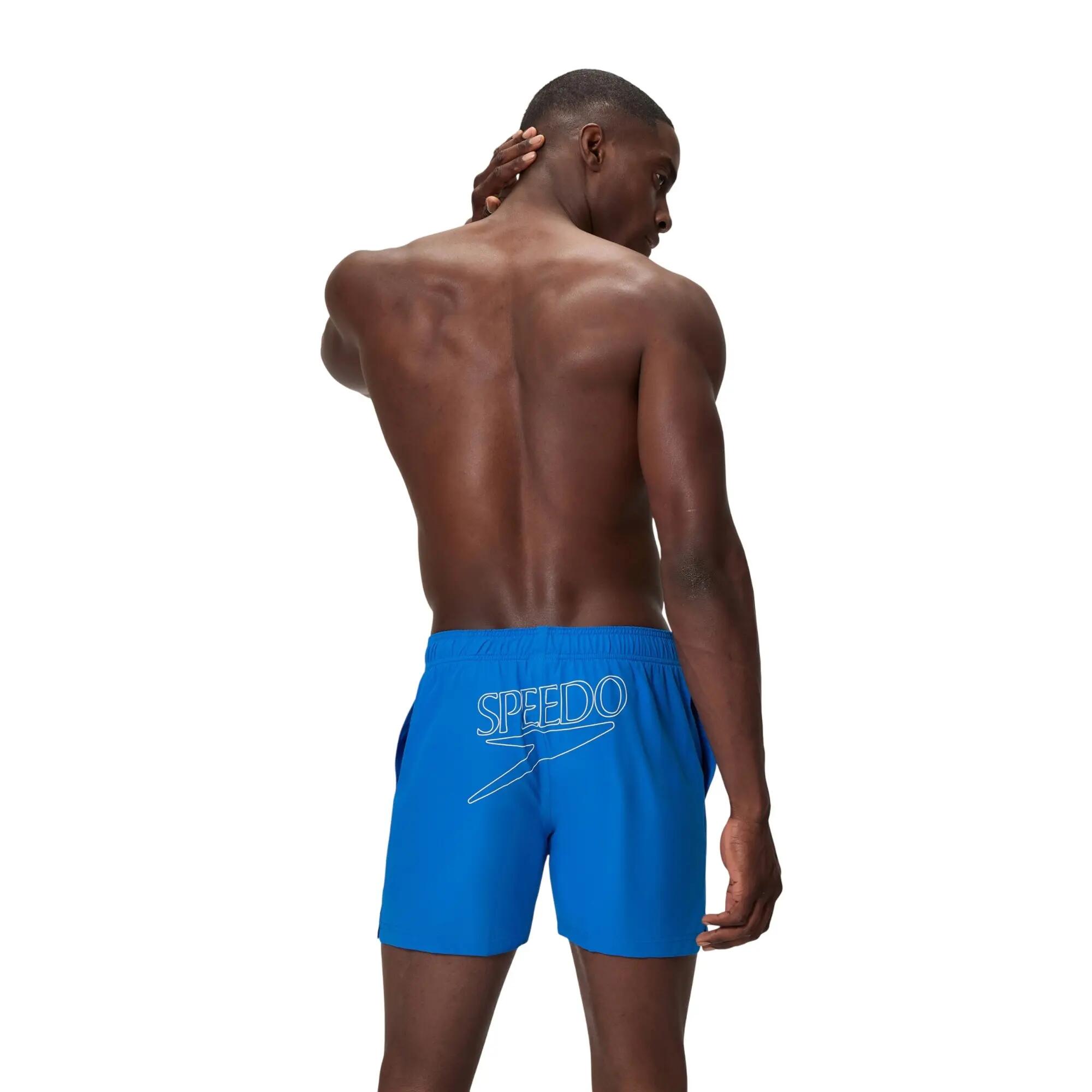 Short De Bain Motif/style Logo CLASSIC VOLLEY Homme (Bleu) 4/6