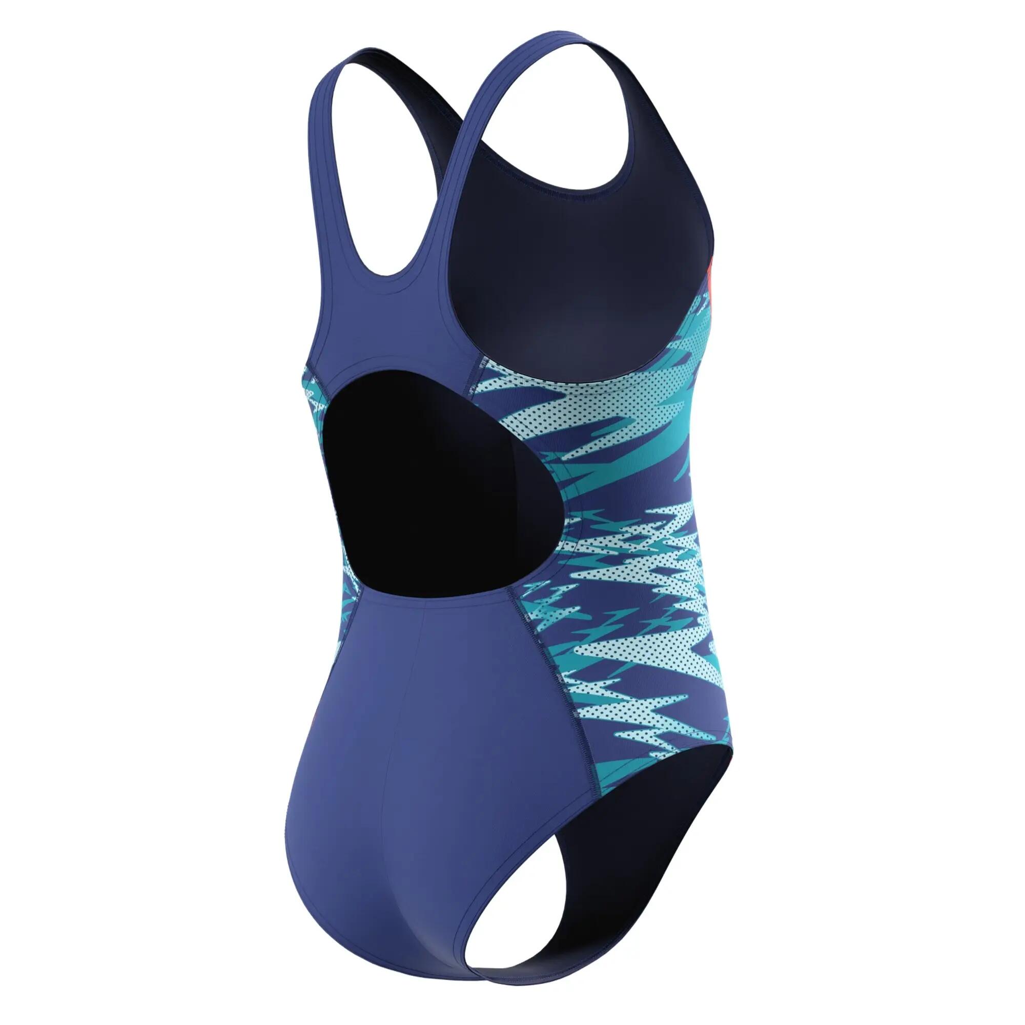 Speedo Hyperboom Splice Muscleback Badeanzug Mädchen 6/7