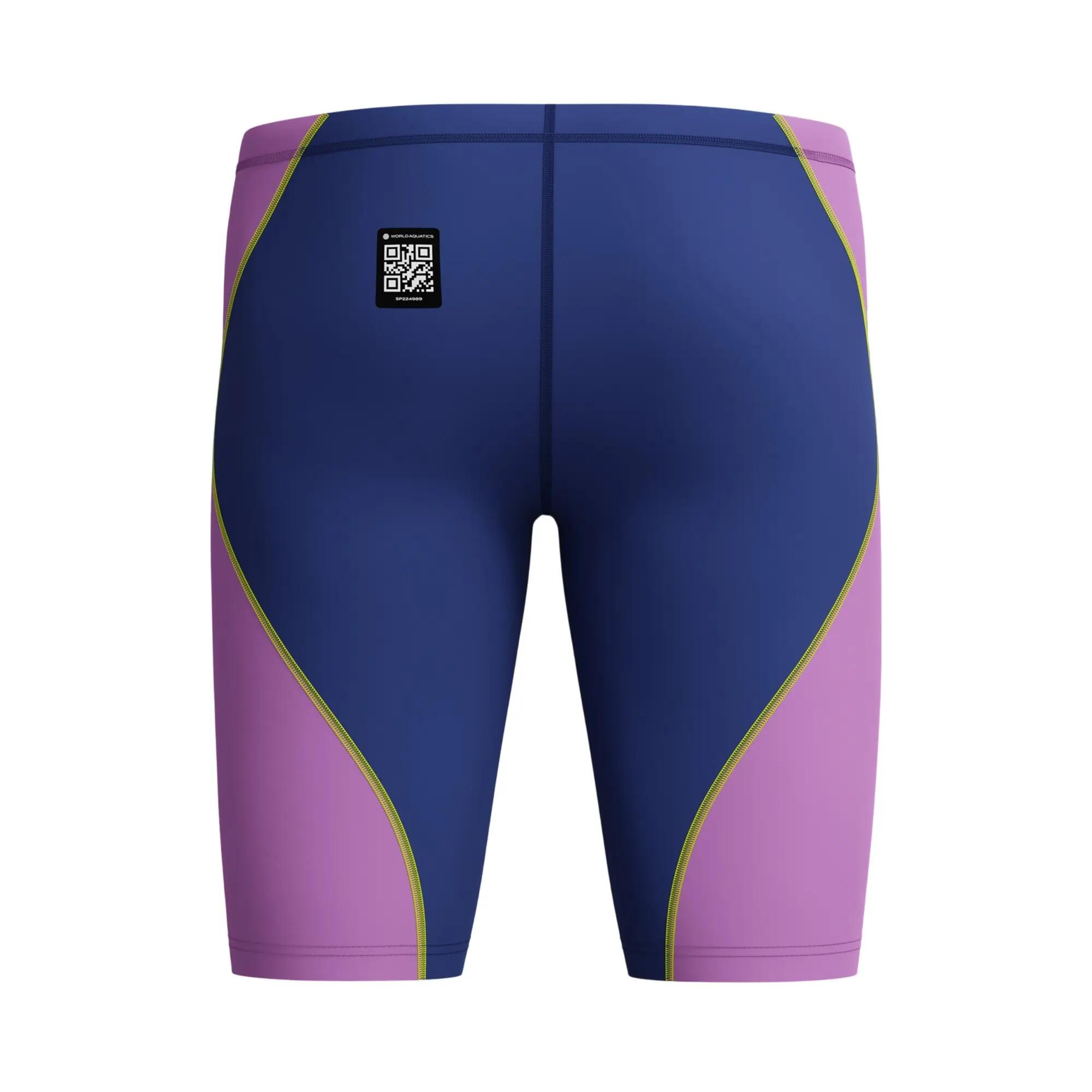 Jammer De Natation Motif/style Bicolore FASTSKIN HYPERSPARK Garçon (Violet / 2/5