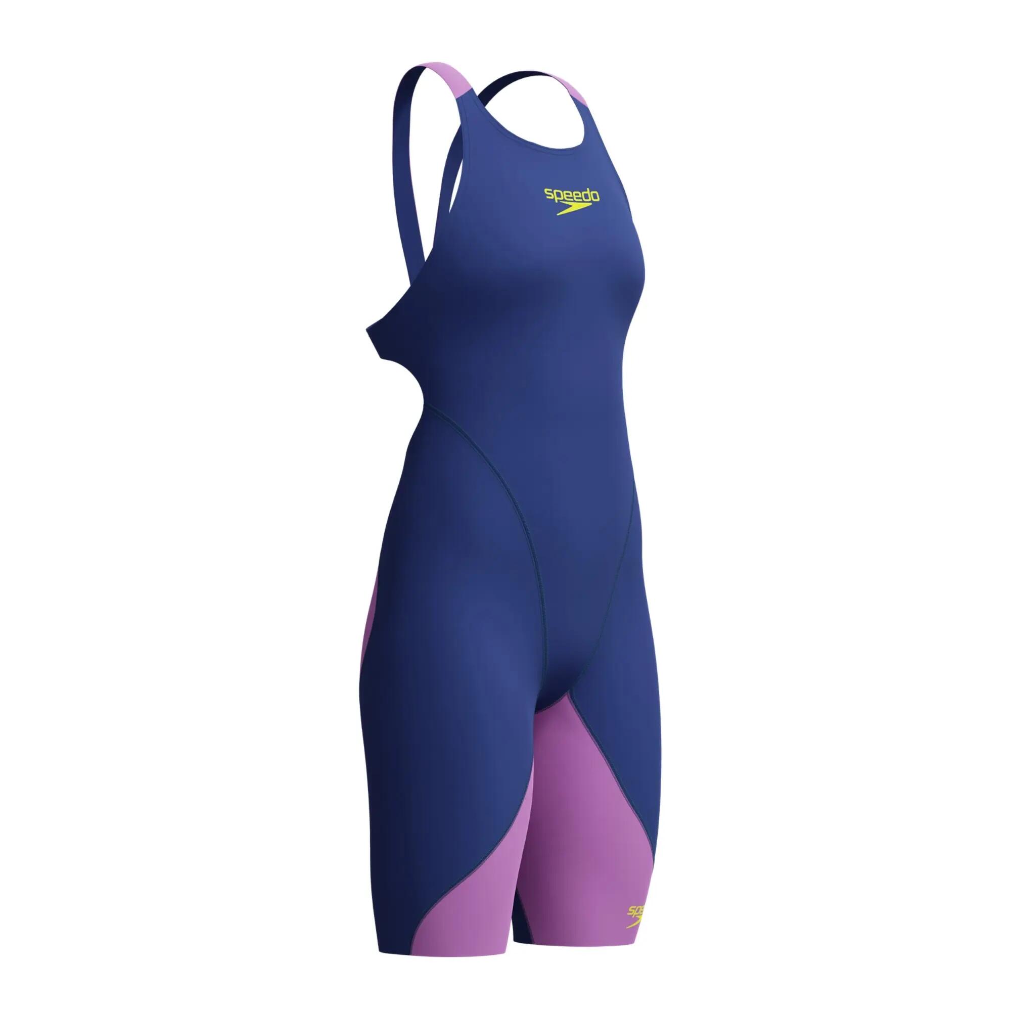 Speedo Women's Fastskin LZR Ignite Kneeskin - Navy/Purple - 26 4/6