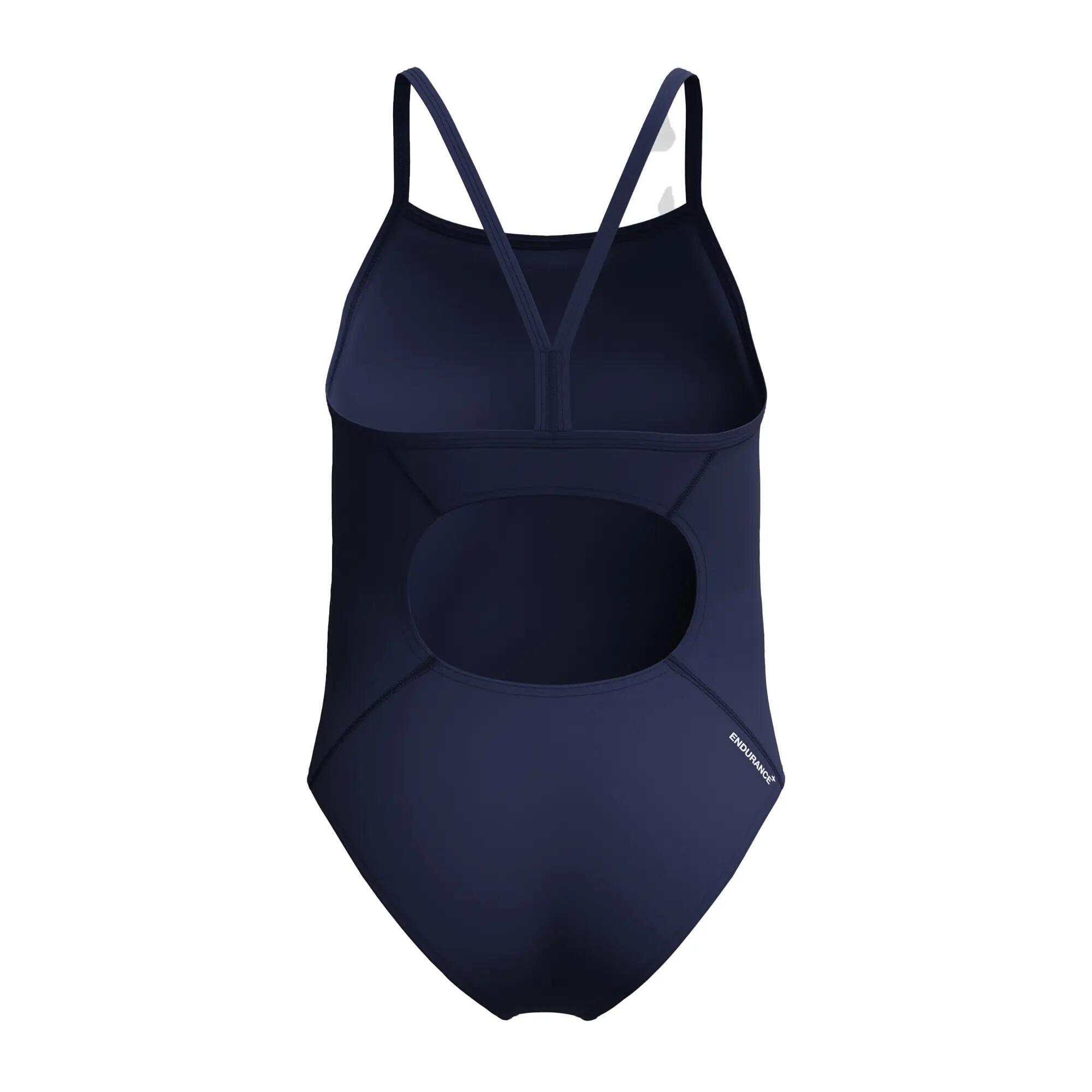 Costume da bagno Speedo Endurance+ Logo Thinstrap da ragazza - Blu - 16 anni 3/4