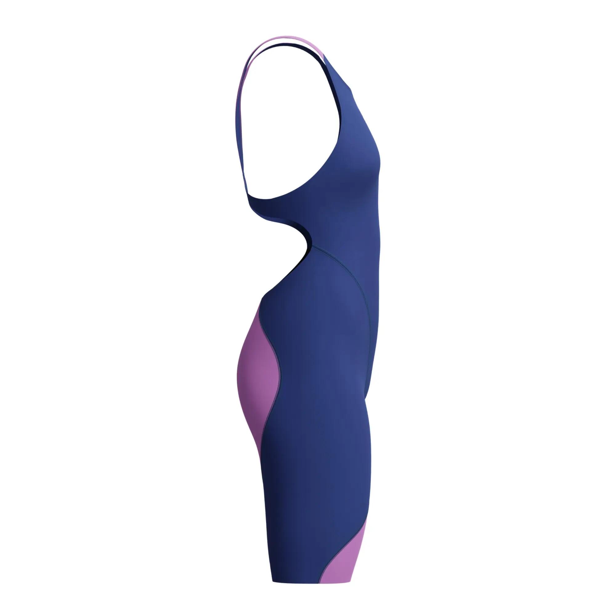 Speedo Women's Fastskin LZR Ignite Kneeskin - Navy/Purple - 26 3/6
