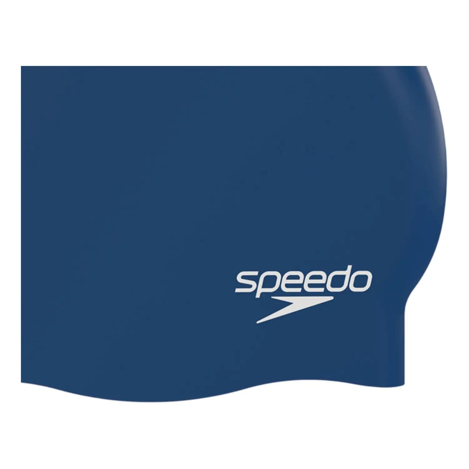 Bonnet de Bain Speedo Moulded Silicone Bleu 2/2