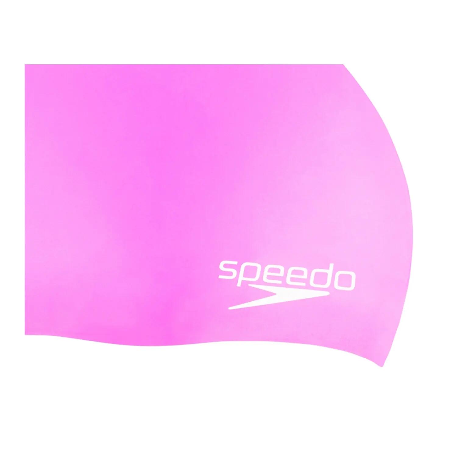 Speedo Junior Biofuse Solid Silicone Cap - Pink 3/3