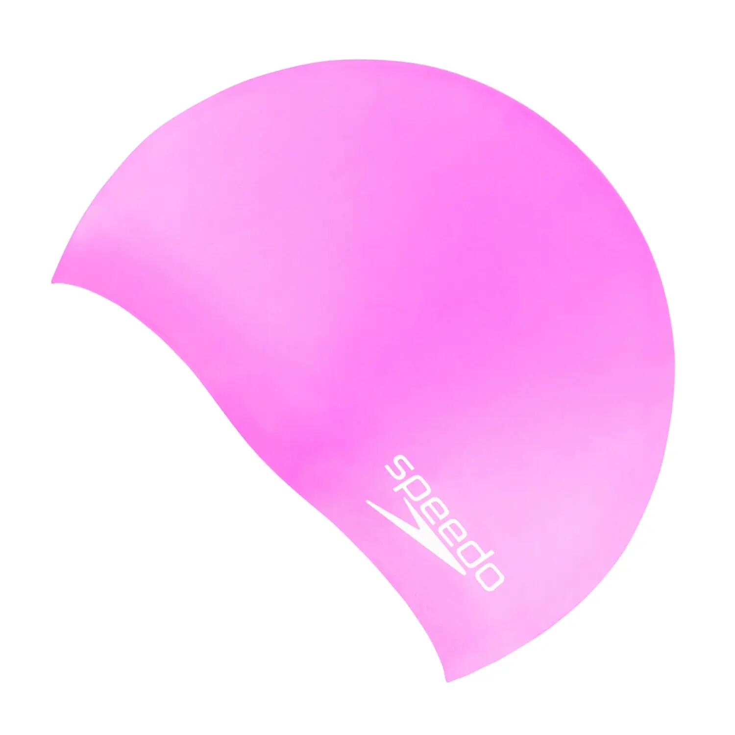 Speedo Junior Biofuse Solid Silicone Cap - Pink 2/3