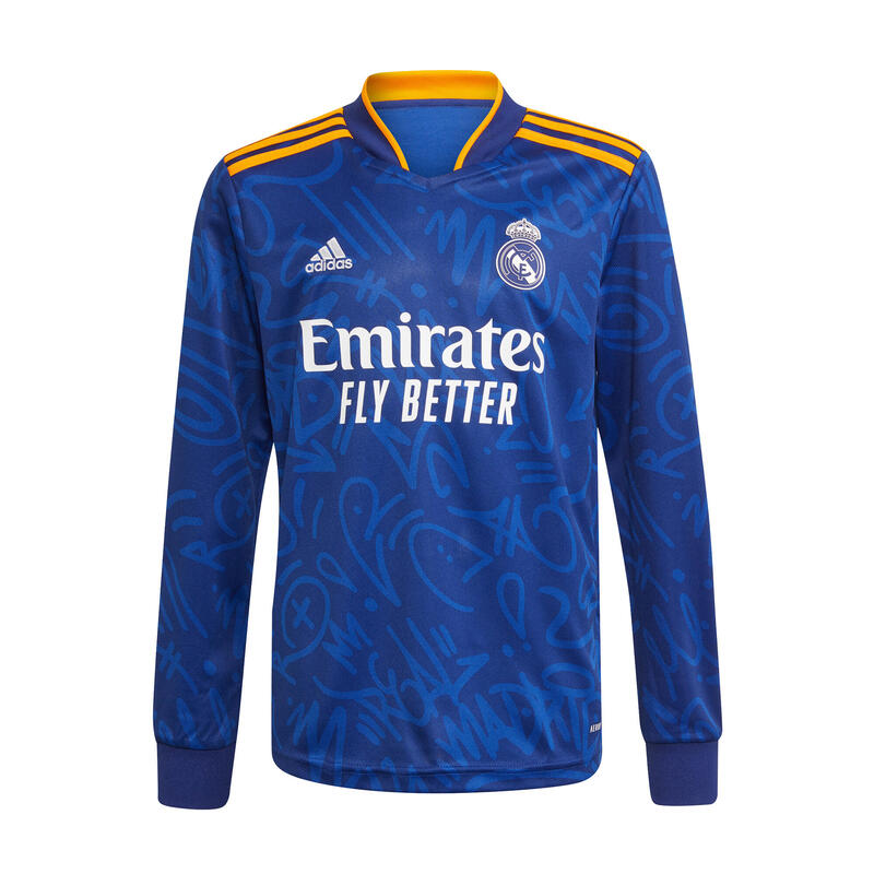 Maillot manches longues exterieur enfant Real Madrid 2021/22