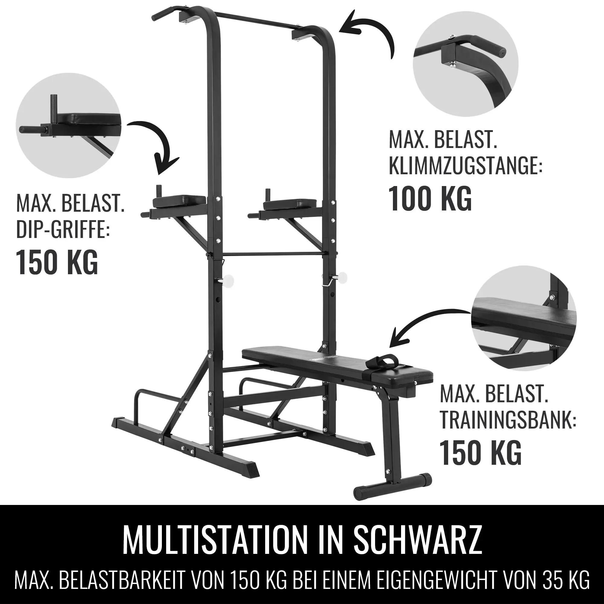 Multistation - Krachtstation - Met Halterbank 3/12