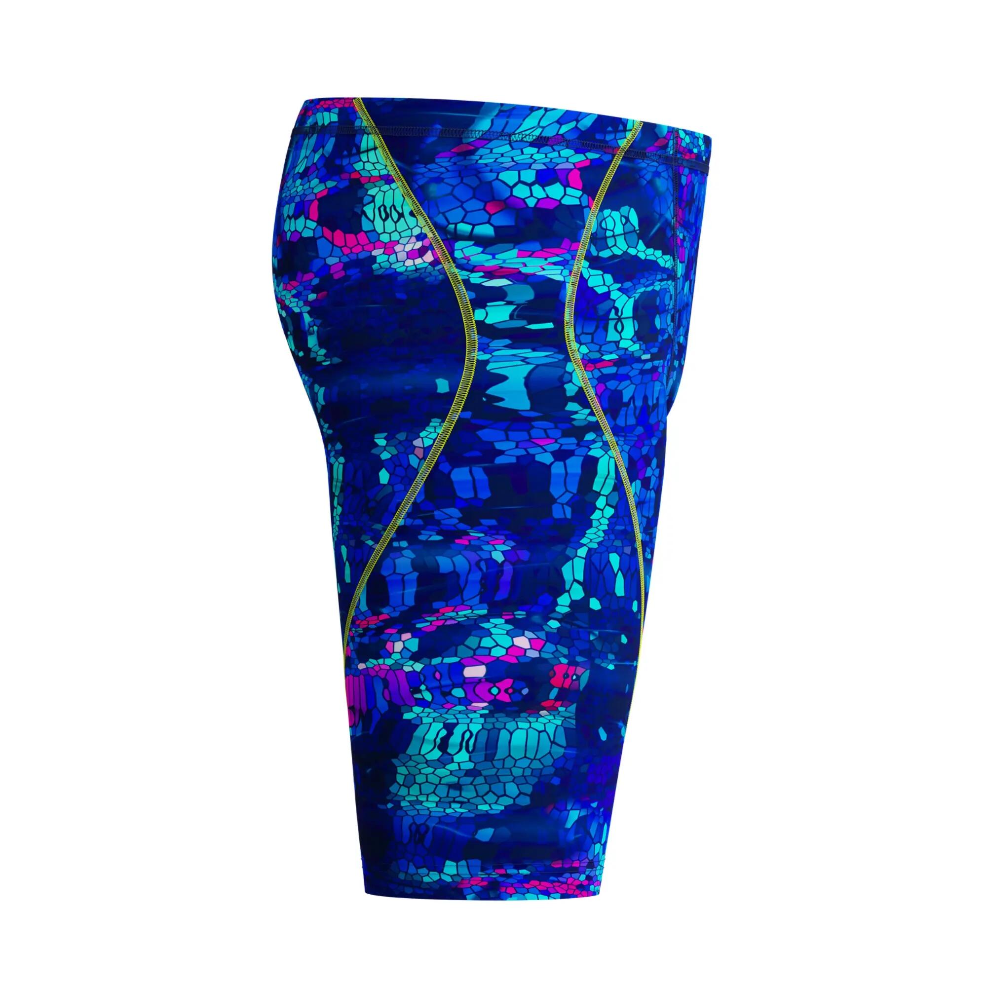 Speedo Fastskin Hyperspark Printed Jammer - Blue / Pink - 22 5/5
