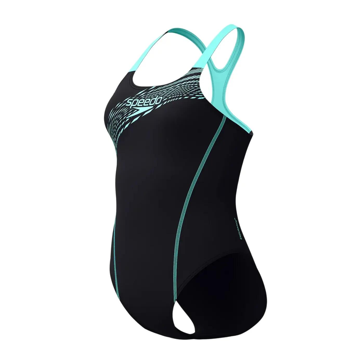 Maillot De Bain 1 Pièce Motif/style Logo MEDLEY Femme (Bleu) 6/7