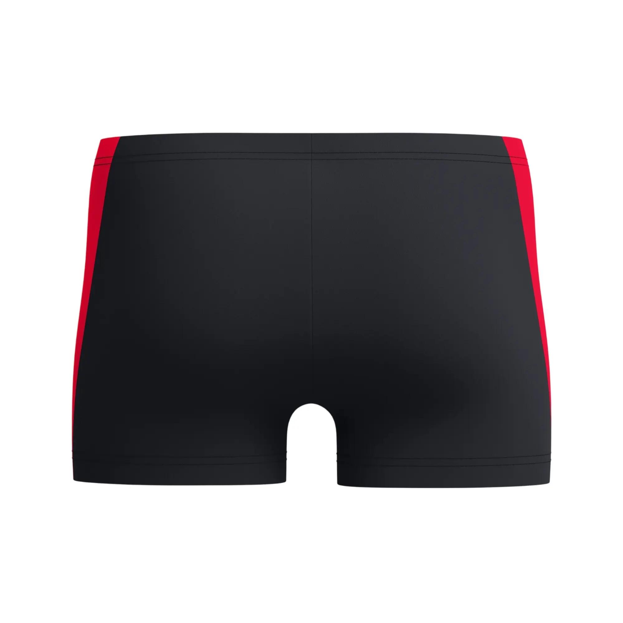 Herren - schwimmen - aquashort - schwarz/rot 2/5