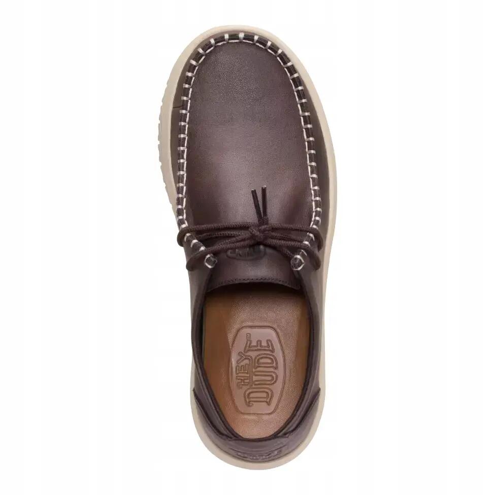 HeyDude Męskie Mokasyny Wally NXT Moc Leather 5/6