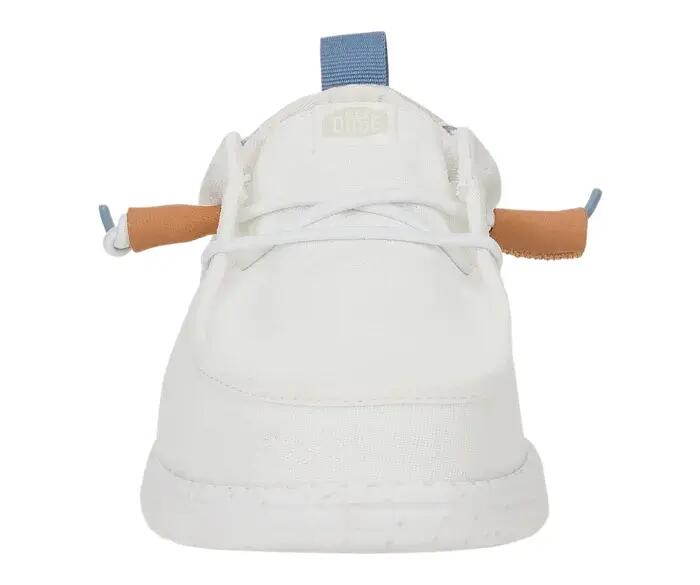 Tenisky Hey Dude Model Wally Summer Linen Barva Bílý 6/6