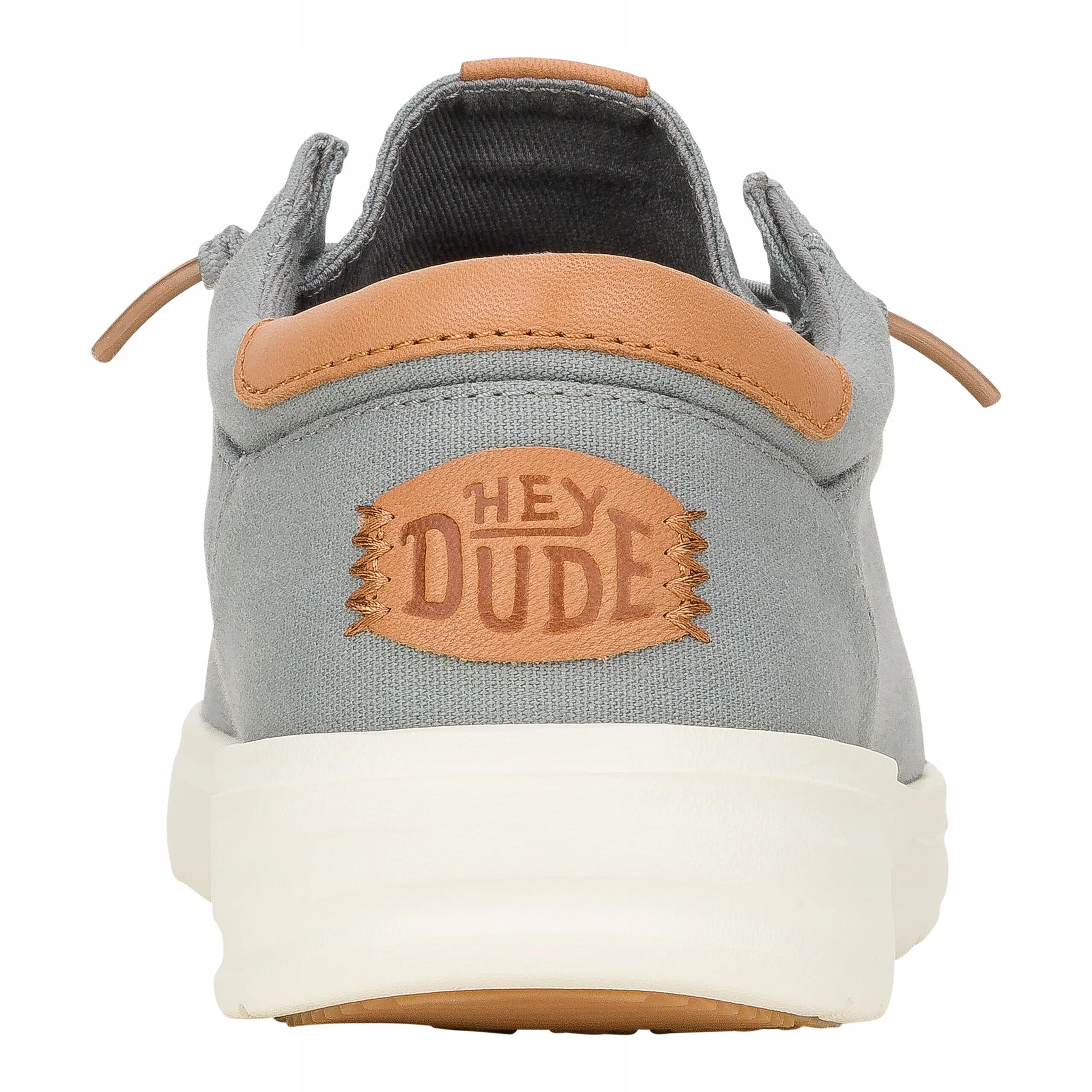 Buty HEY DUDE PAUL CANVAS Szary 6/6