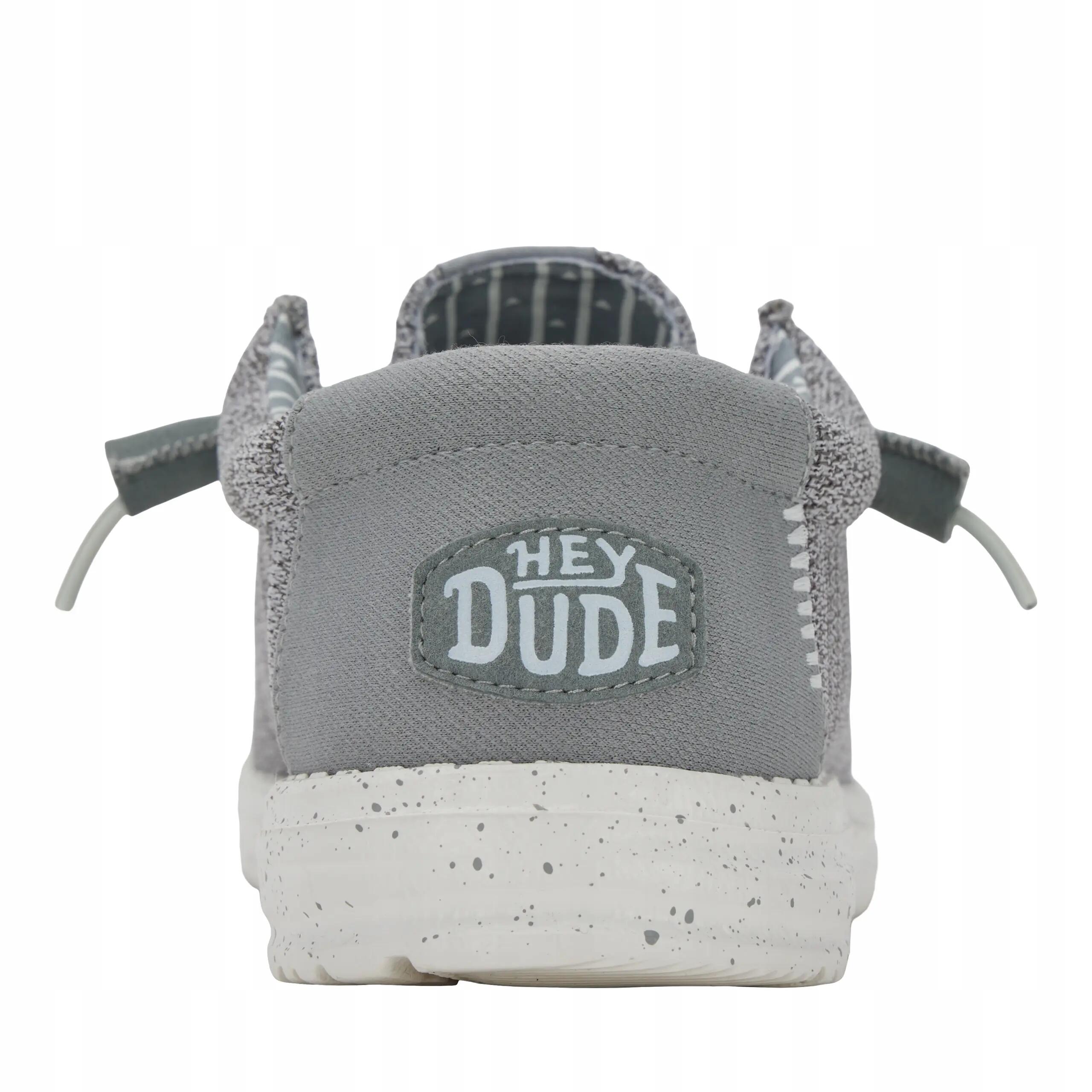 Buty HEY DUDE WALLY STRETCH SOX Szary 6/6