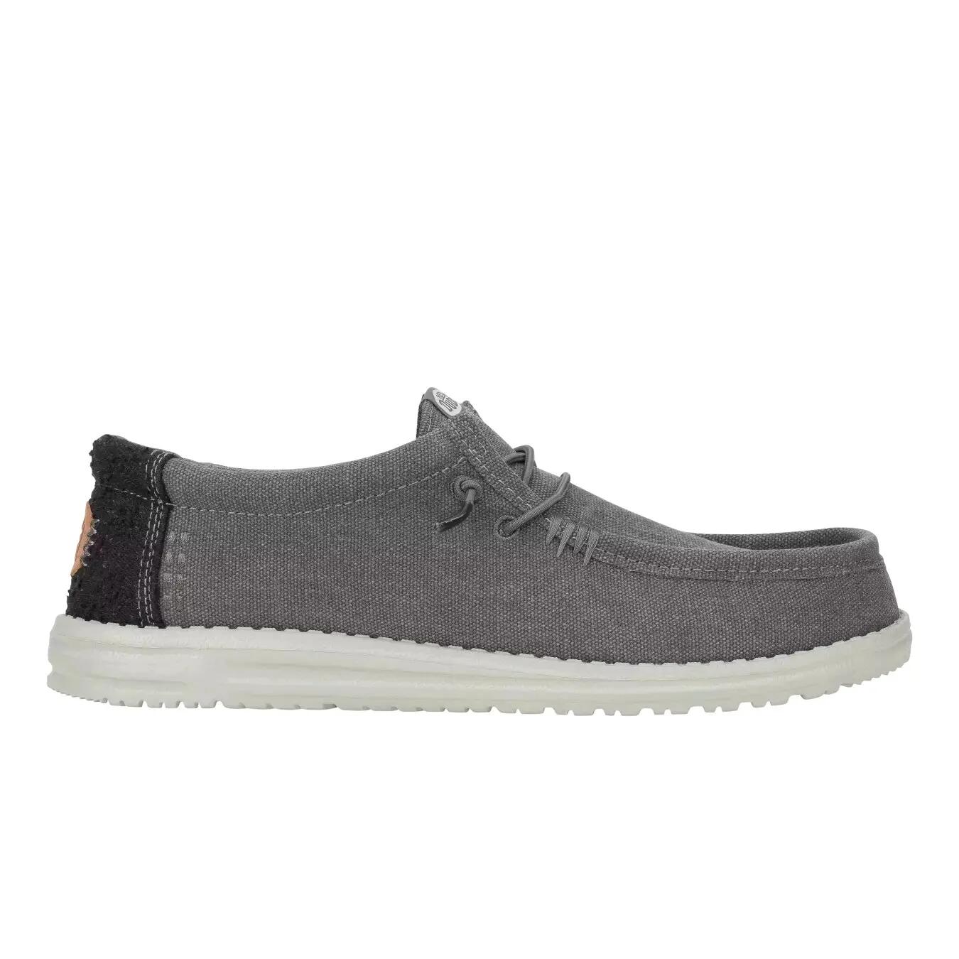 Sneakers Hey Dude Model Wally Workwear Kleur Grijs 6/6