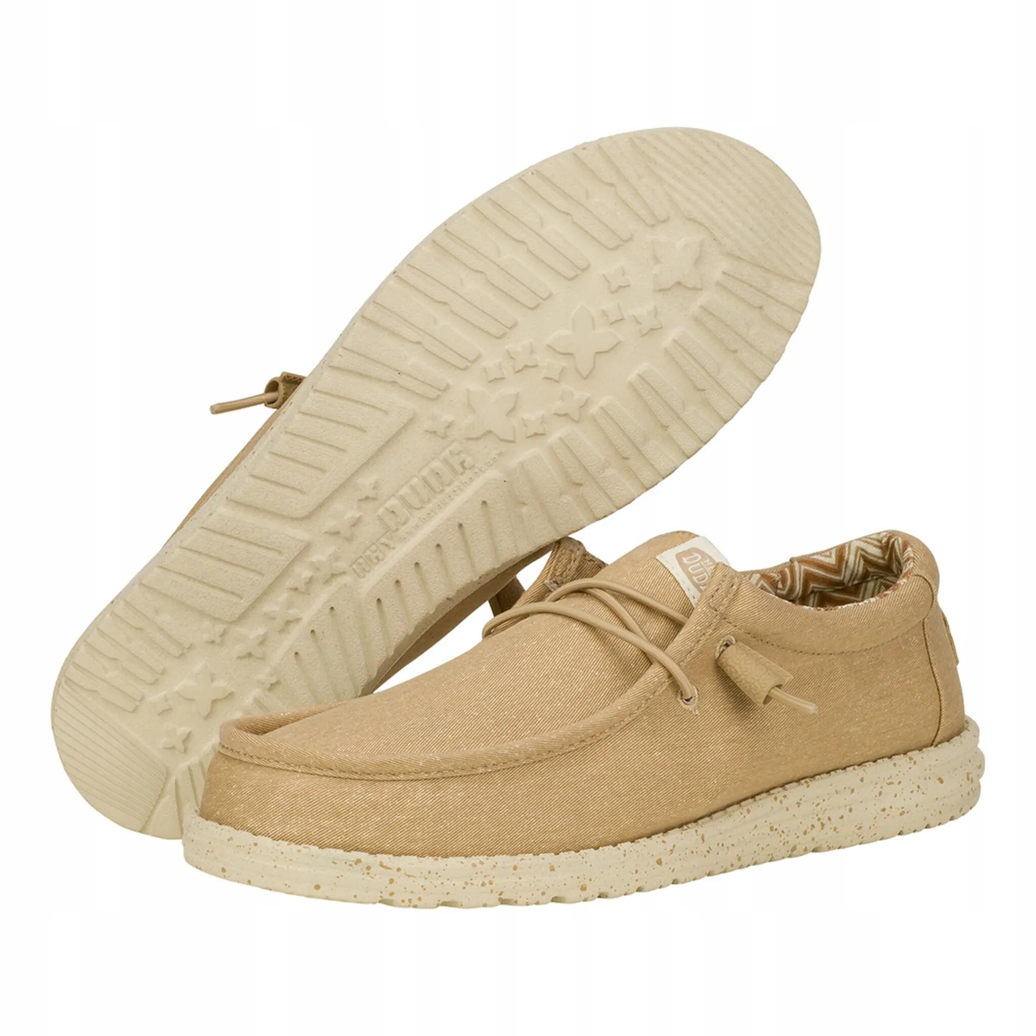 HeyDude Męskie Mokasyny Wally Stretch Canvas 3/6
