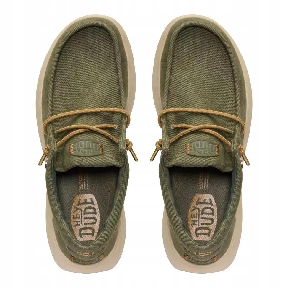 HeyDude Męskie Mokasyny Wally Comf Worn Twill 6/6