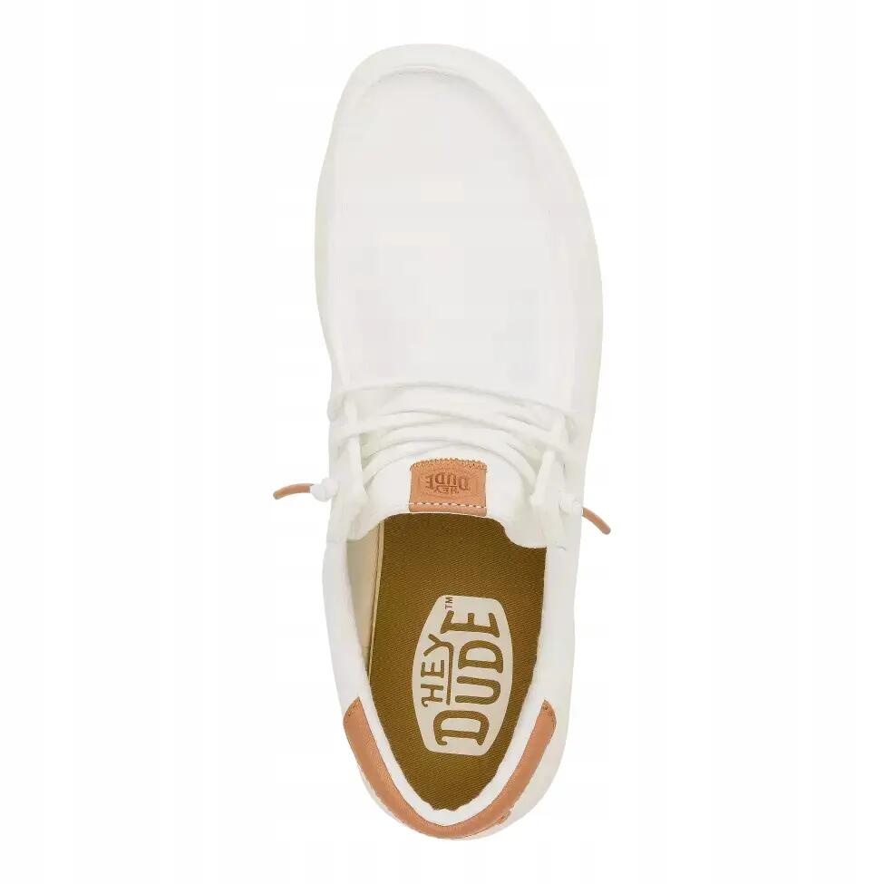 Buty HEY DUDE PAUL CANVAS Biały 6/6