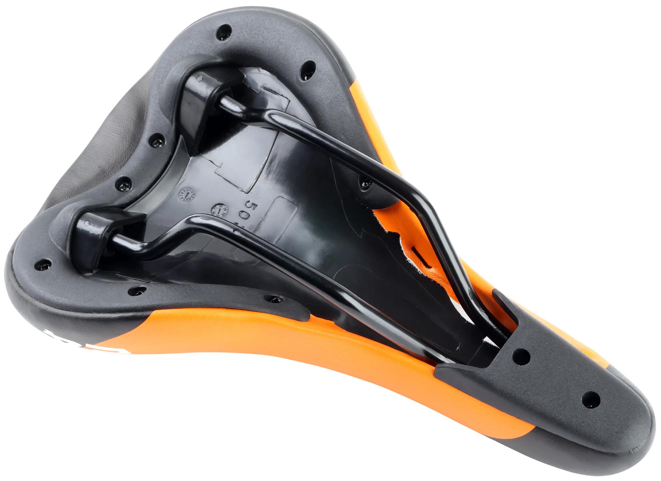 Selle vélo enfant 24 pouces 240x140 mm mousse PU structure acier Orange 7/7