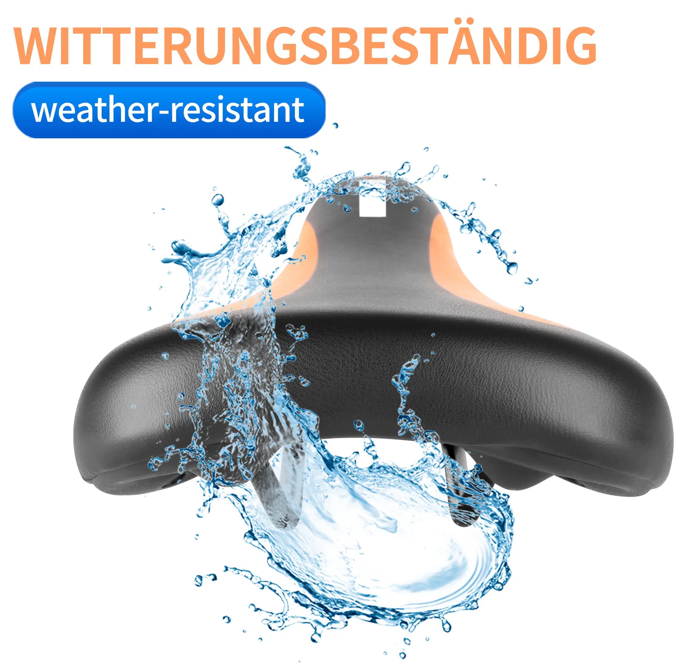 Selle vélo enfant 24 pouces 240x140 mm mousse PU structure acier Orange 6/7