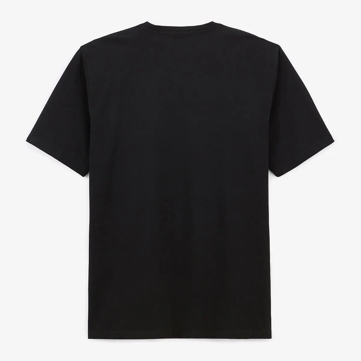 Théo T-shirt met ronde hals van zwart katoen 3/6