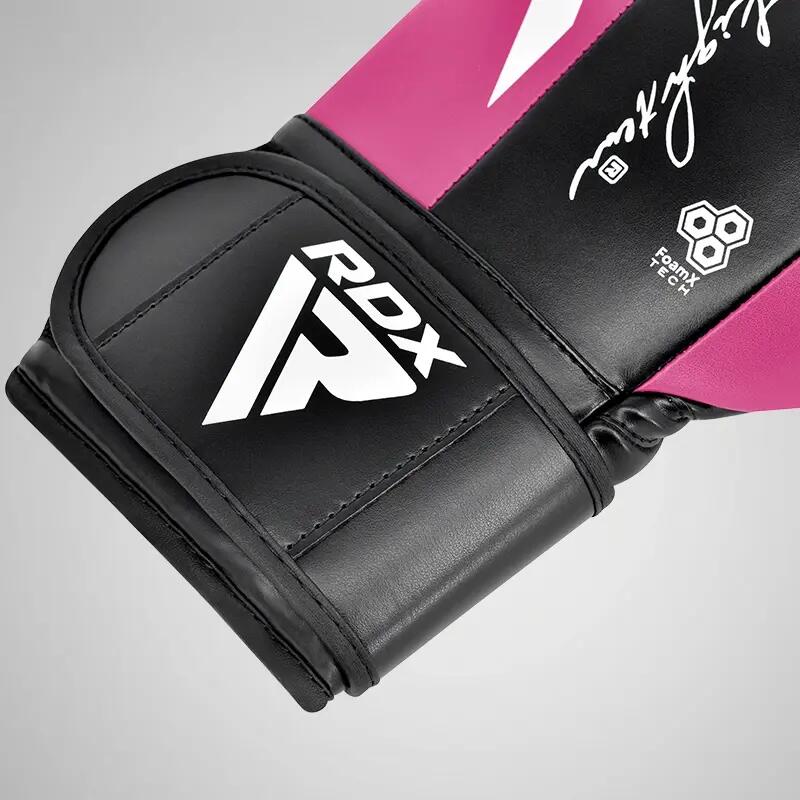 Boxhandschuhe Rex F4 – Rosa/Schwarz – 8oz 4/8