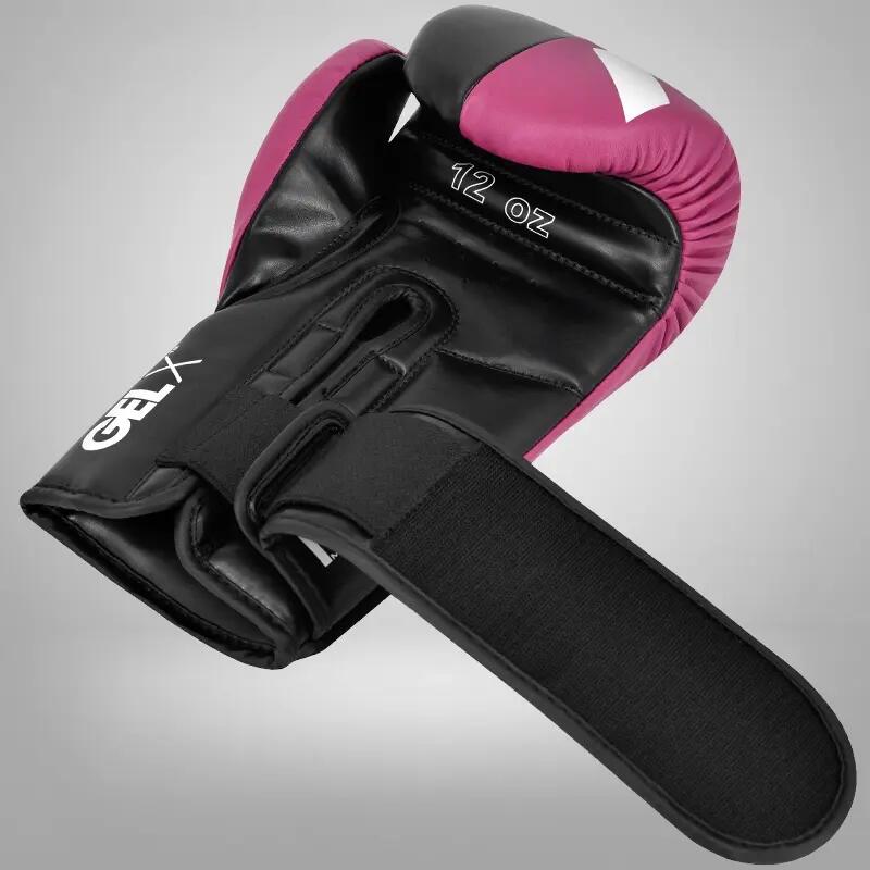 Boxhandschuhe Rex F4 – Rosa/Schwarz – 8oz 3/8