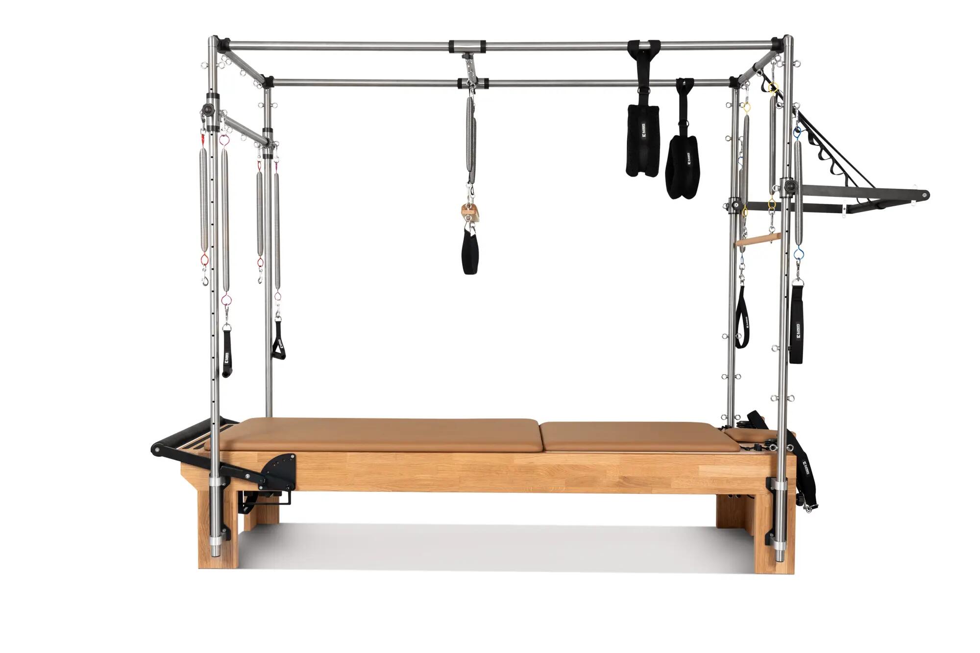 Pilates Reformer Cadillac de Infinity Pilates Madera de Roble Beige 3/8