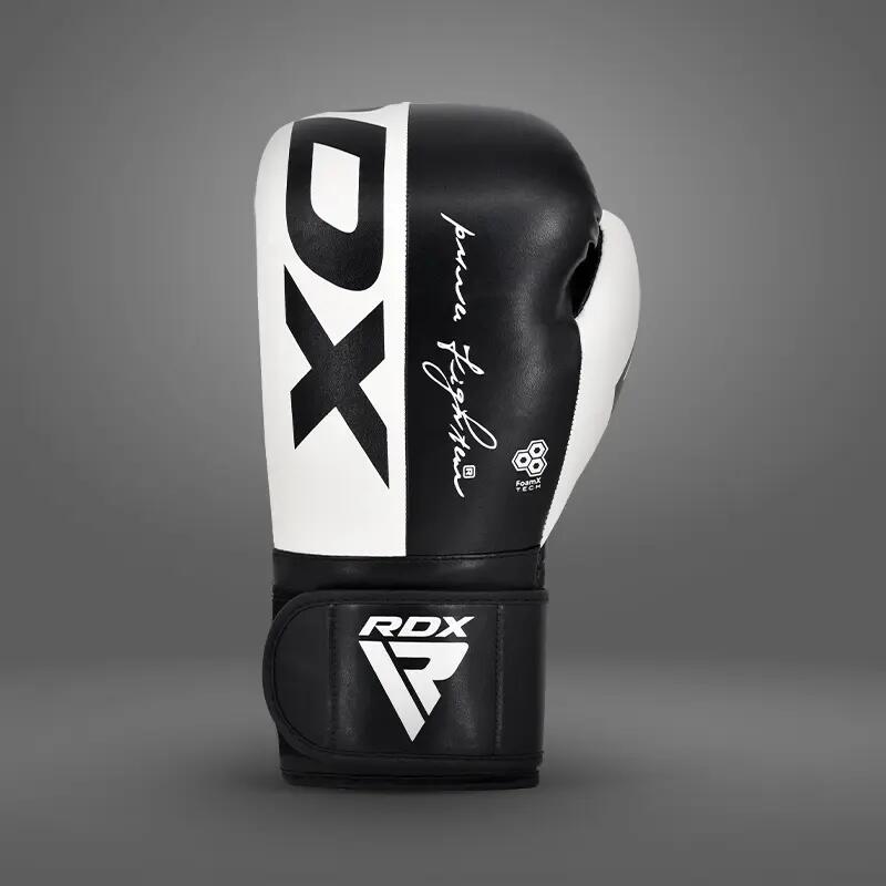 F4 Bokshandschoenen Sparring Zwart - 10 oz 6/8