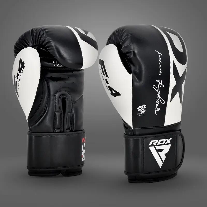 F4 Bokshandschoenen Sparring Zwart - 10 oz 2/8